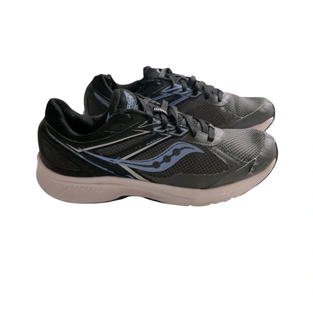 Saucony Cohesion 14 Black and Blue‎ Running Shoes size 9